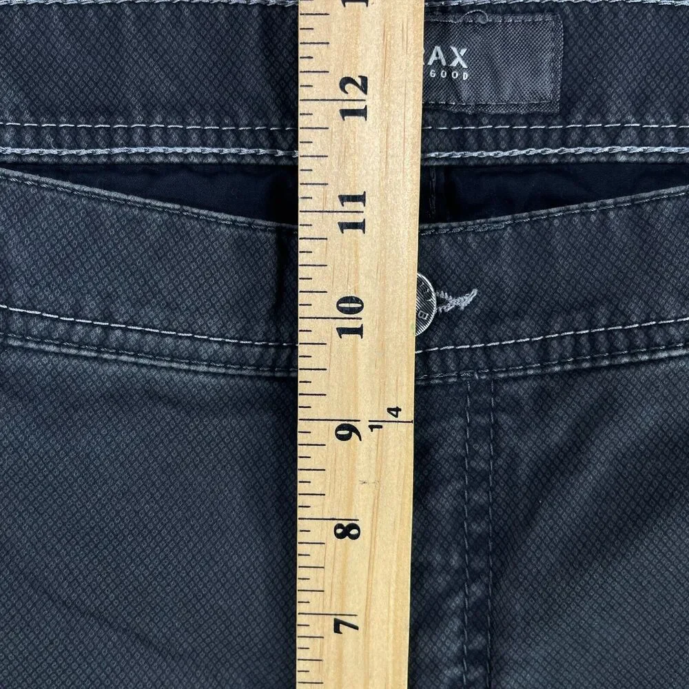 Brax Feel Good Cooper Pants Men's 38 X 34 Gray Cotton Mid-Rise Straight Leg